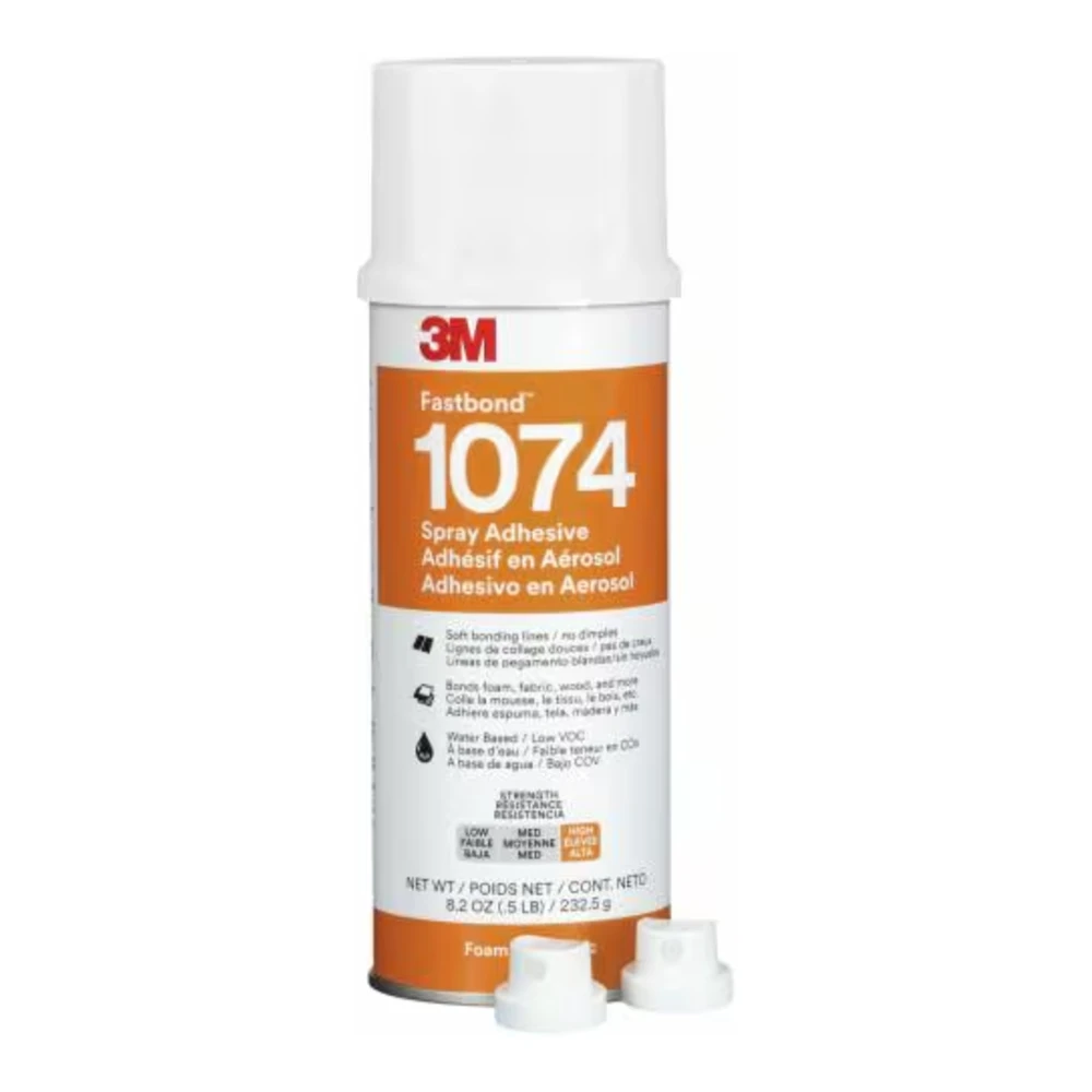 דבק Fastbond 1074 על בסיס מים לקצף ובדים, VOC נמוך מבית 3M